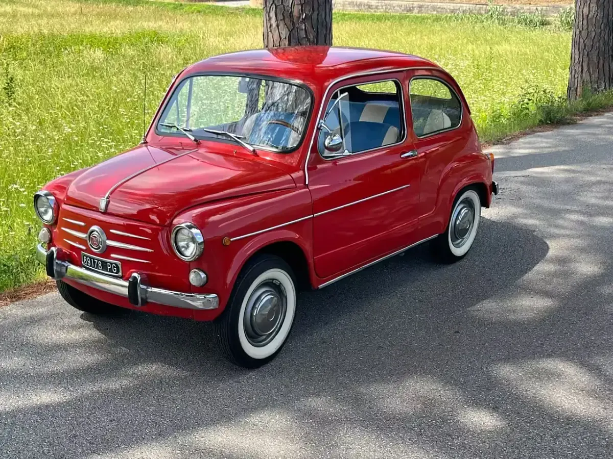 Usata Fiat 600D 1965 Rosso Utilitaria
