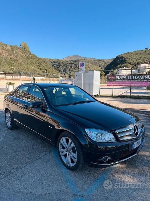 Usata Mercedes C200 2008 Nero Berlina
