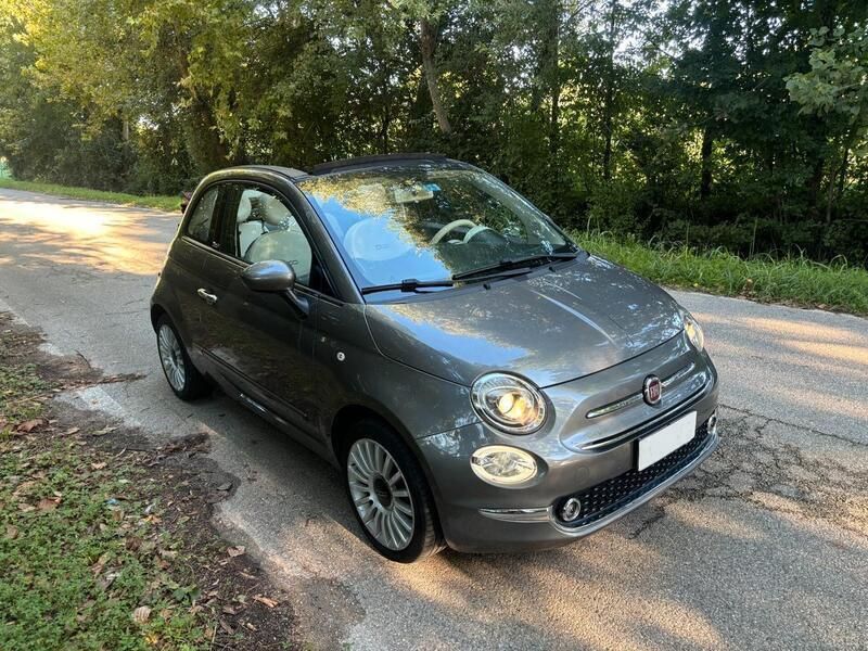 Usata Fiat 500C Lounge 69 CV (50 kW) 2018 Grigio Cabrio