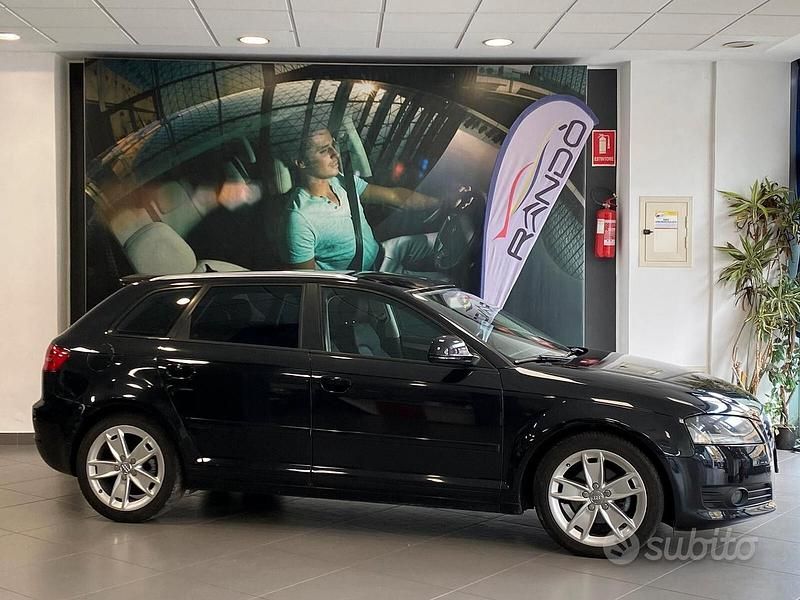Usata Audi A3 Ambition 140 CV (102 kW) 2008 Nero Utilitaria