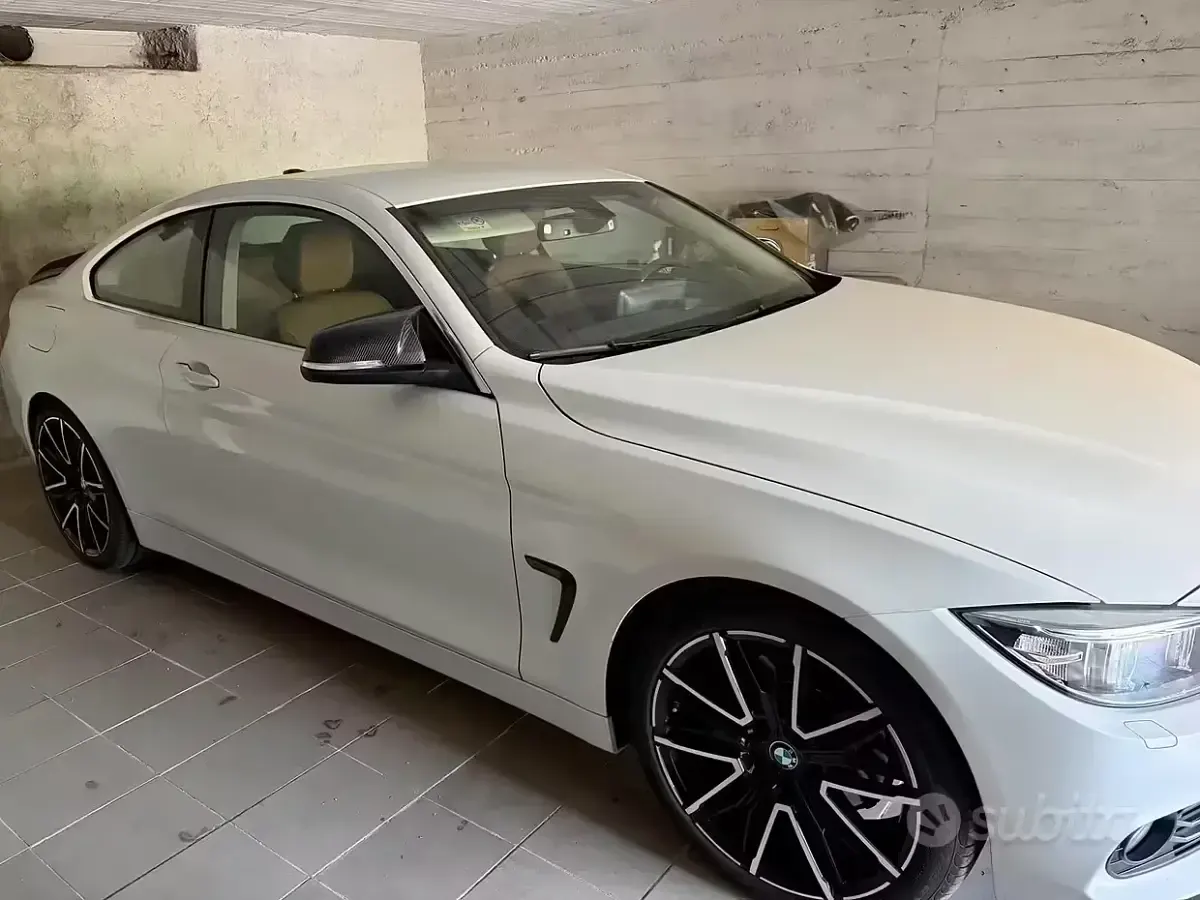 Usata BMW 425 218 CV (160 kW) 2015 Bianco Coupé