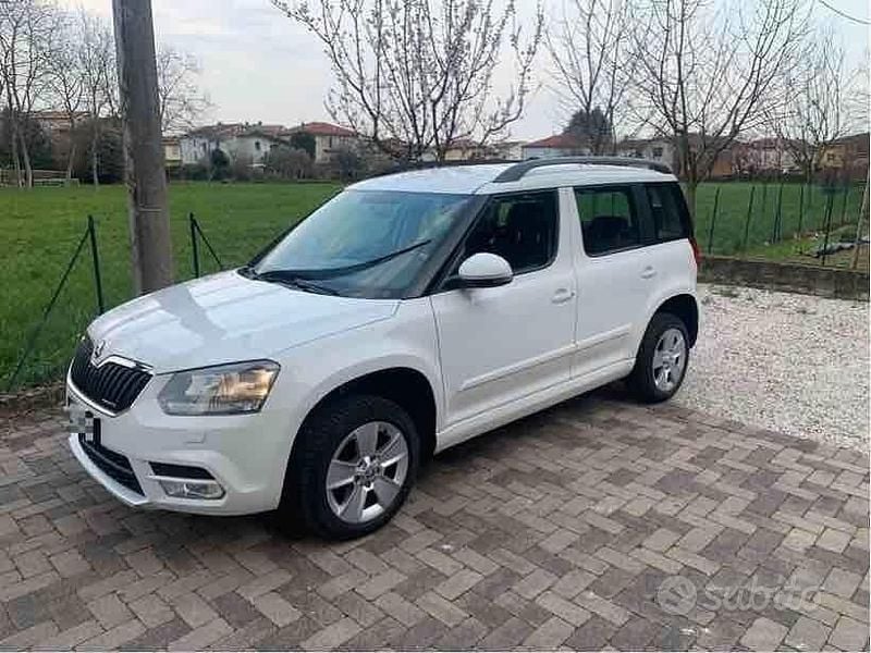 Usata Skoda Yeti GreenLine 105 CV (77 kW) 2014 Bianco SUV