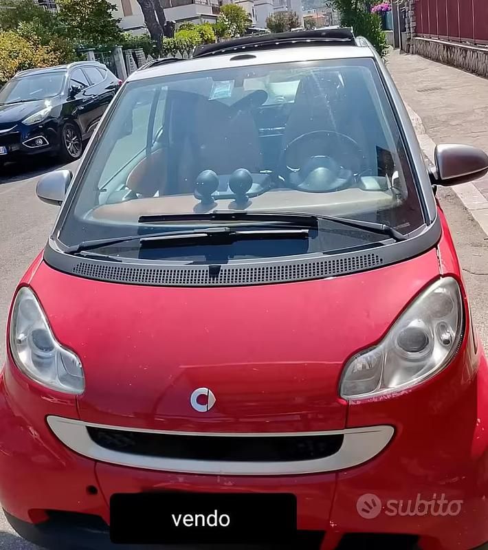 Usata Smart ForTwo Cabrio 45 CV (33 kW) 2008 Rosso Cabrio