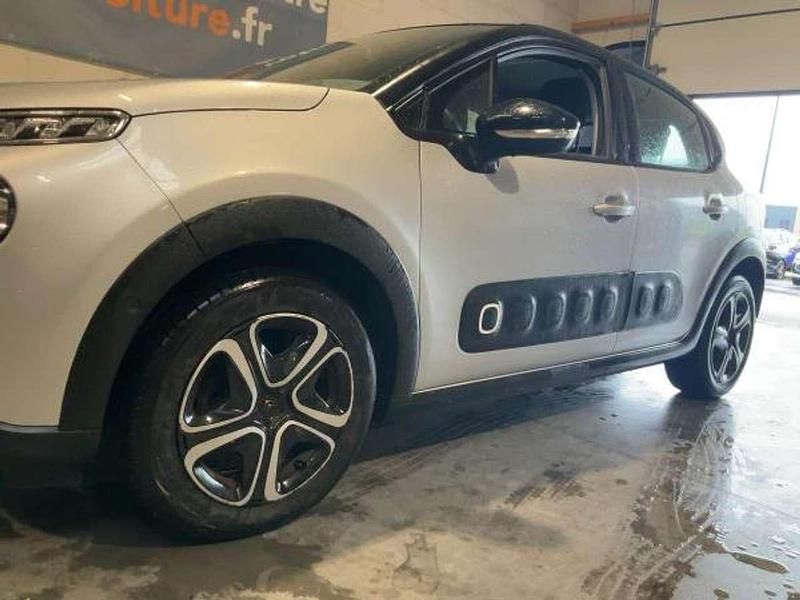 Usata Citroën C3 PureTech 82 CV (60 kW) 2017 Argento tetto nero Berlina