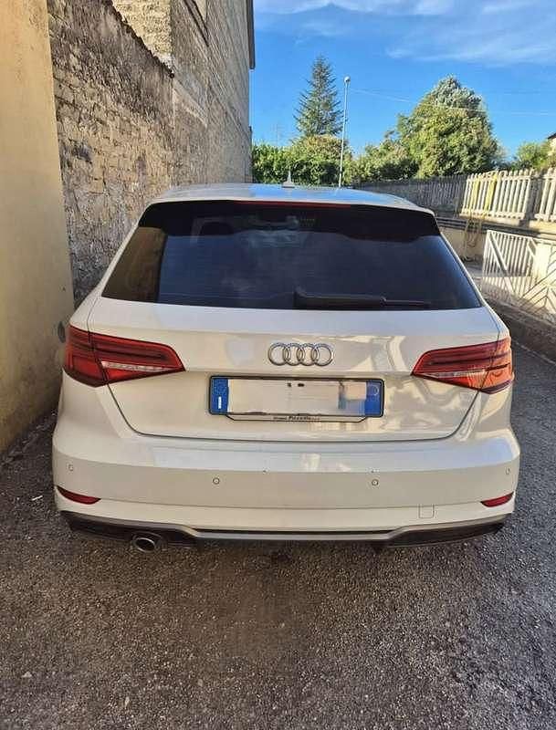 Usata Audi A3 110 CV (80 kW) 2018 Bianco Berlina