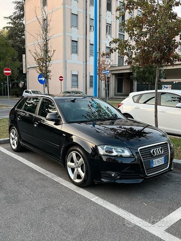 Usata Audi A3 S-Line 125 CV (91 kW) 2010 Nero Berlina