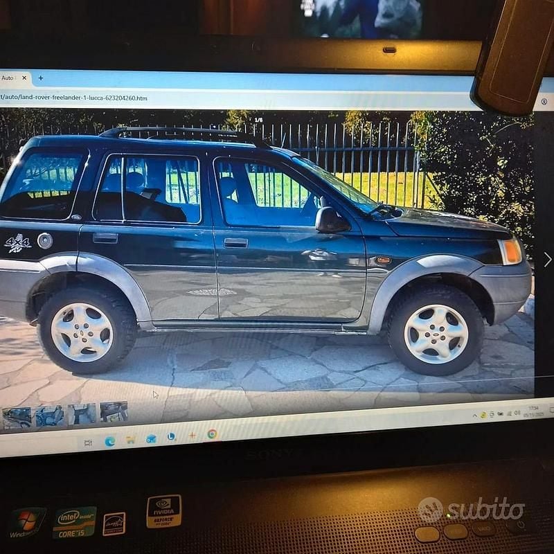 Usata Land Rover Freelander 111 CV (81 kW) 2002 Verde SUV