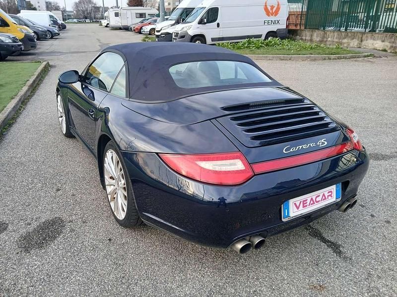 Usata Porsche 911 Carrera 4S Cabriolet 385 CV (283 kW) 2011 Blu/azzurro Cabrio