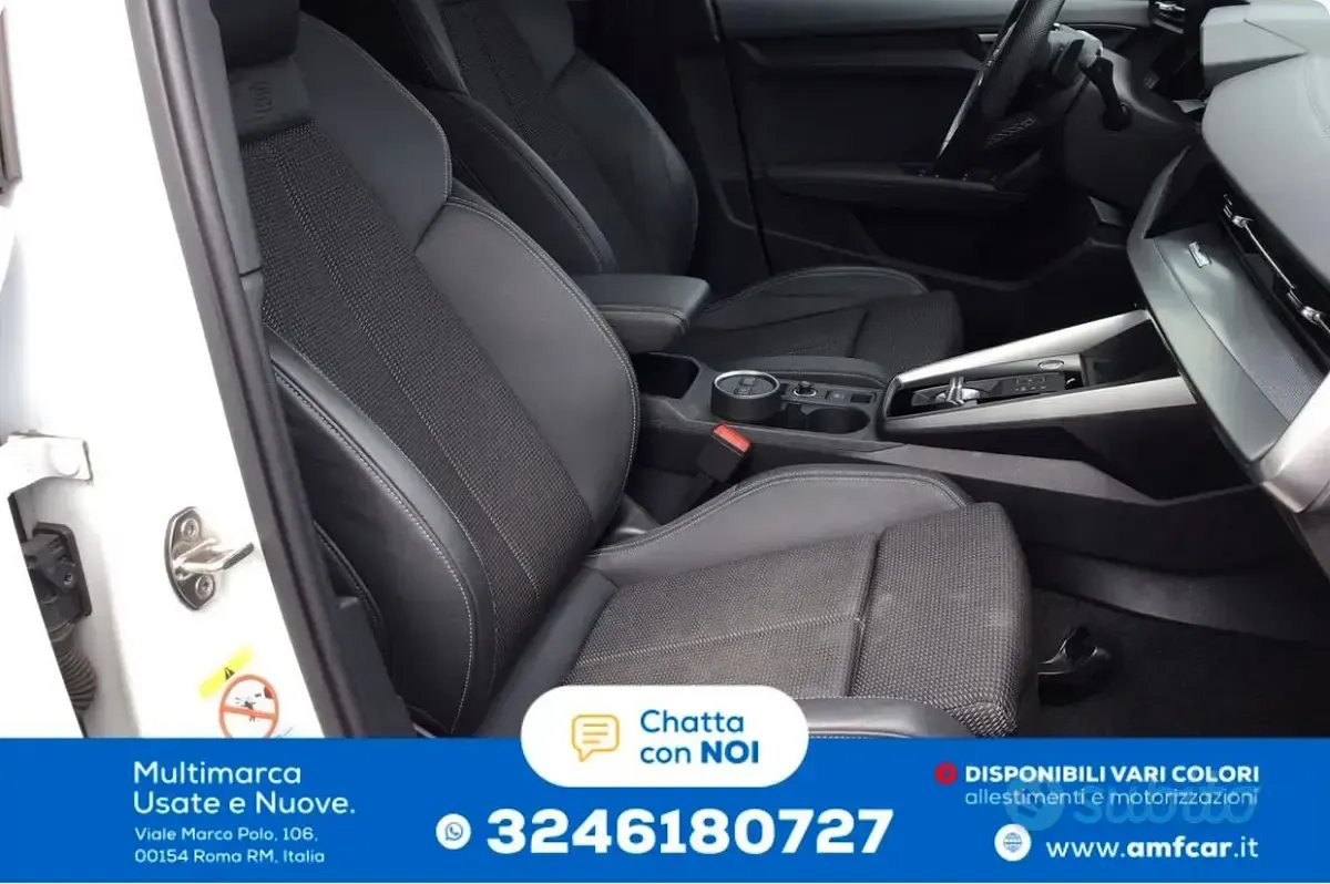 Usata Audi A3 S-Line 116 CV (85 kW) 2024 Bianco Berlina