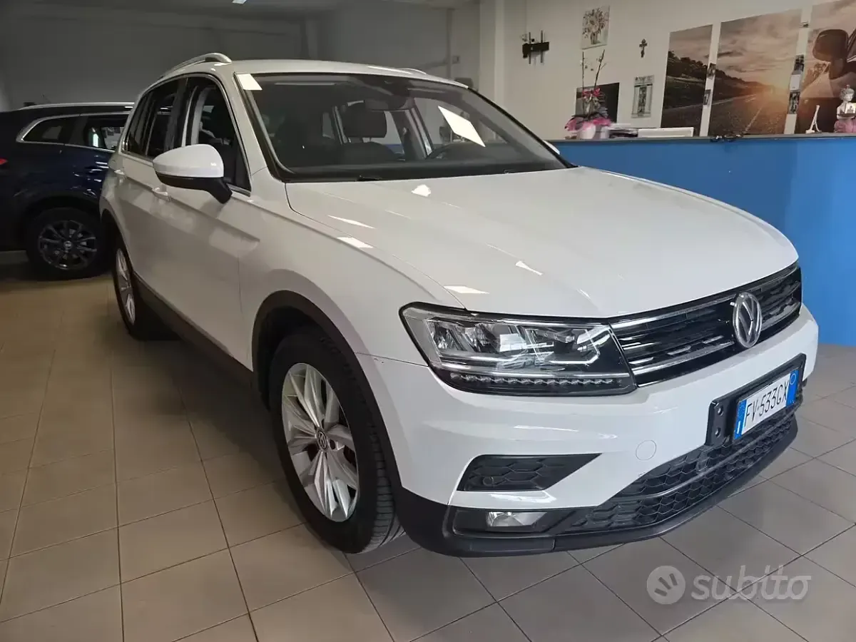 Usata VW Tiguan Advance 150 CV (110 kW) 2019 Bianco SUV