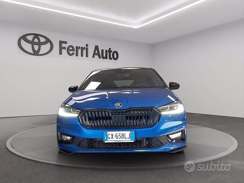 Usata Skoda Fabia Monte Carlo 150 CV (110 kW) 2025 Blu Berlina