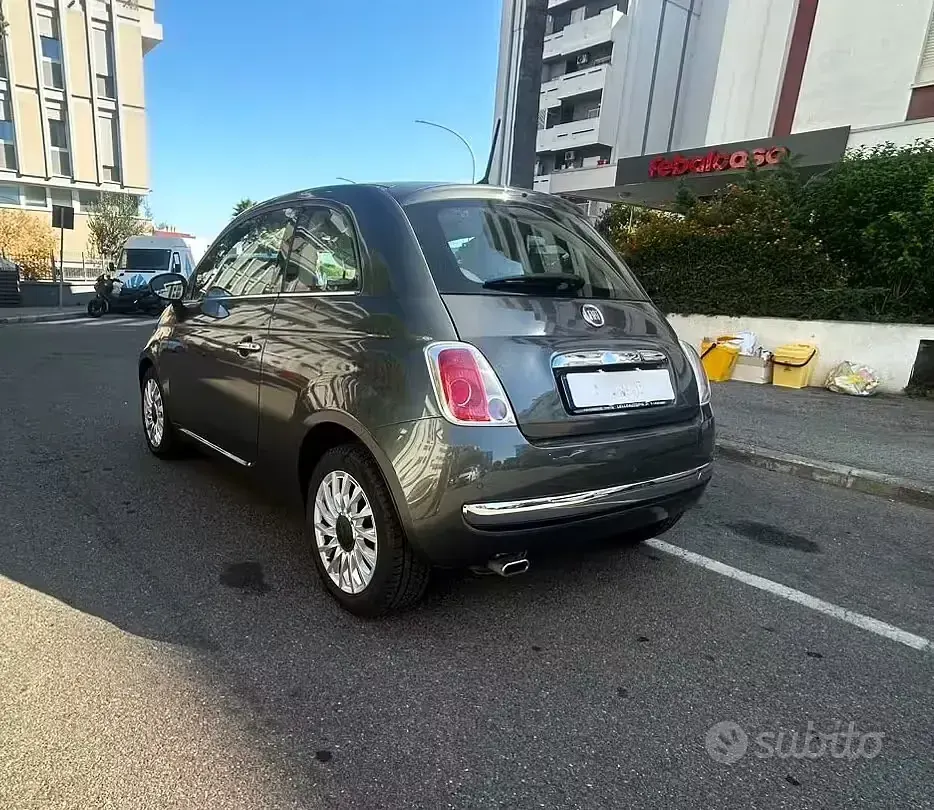 Usata Fiat 500 Lounge 95 CV (69 kW) 2015 Grigio Berlina