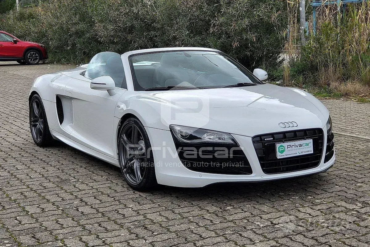 Usata Audi R8 Spyder 525 CV (386 kW) 2012 Bianco Cabrio