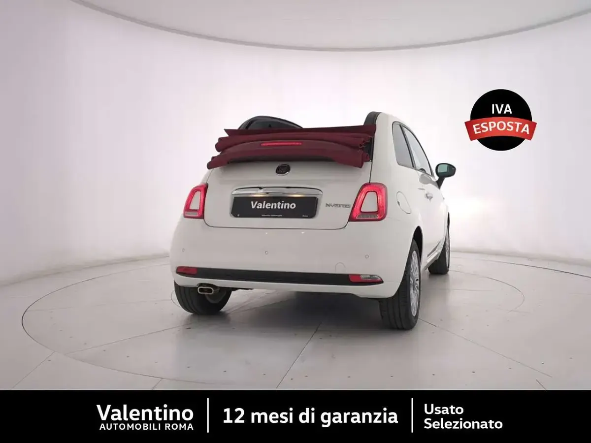 Usata Fiat 500C 69 CV (50 kW) 2023 Bianco Cabrio
