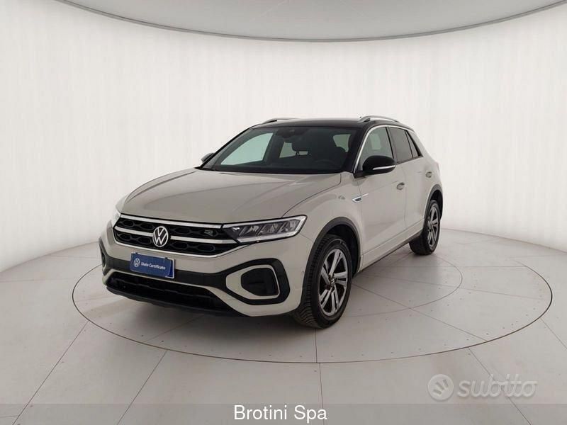 Usata VW T-Roc R-line 116 CV (85 kW) 2022 Grigio SUV