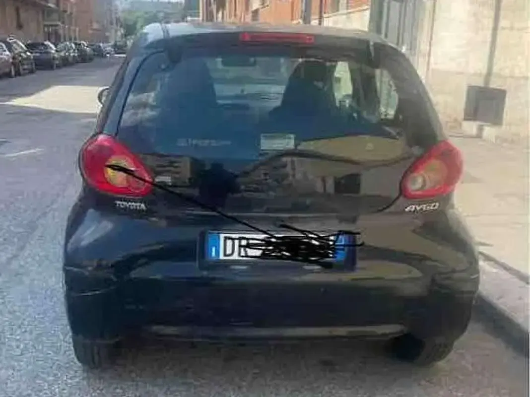 Gebraucht Toyota Aygo Sol 68 PS (50 kW) 2008 Schwarz Kleinwagen