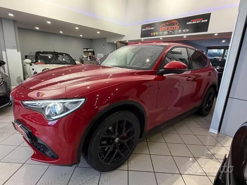 Usata Alfa Romeo Stelvio Ti 190 CV (139 kW) 2020 Rosso SUV