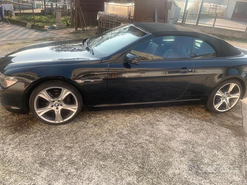 Usata BMW 630 Cabriolet 258 CV (189 kW) 2006 Nero Cabrio