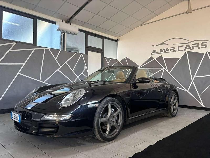 Nero Usata 2006 Porsche 911 Carrera Cabriolet Cabrio | 59.000 € (Molto cara) - Immagine 1/4