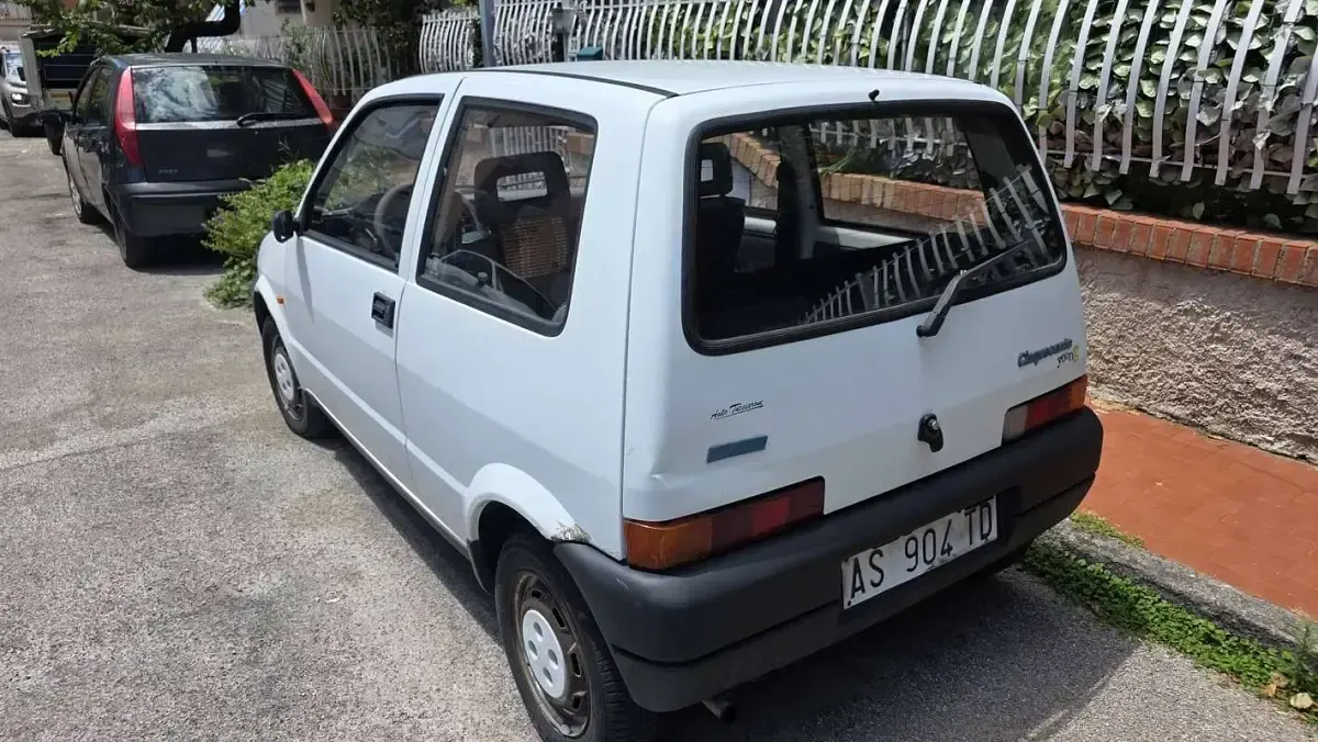 Usata Fiat Cinquecento Young 39 CV (28 kW) 1997 Bianco Utilitaria