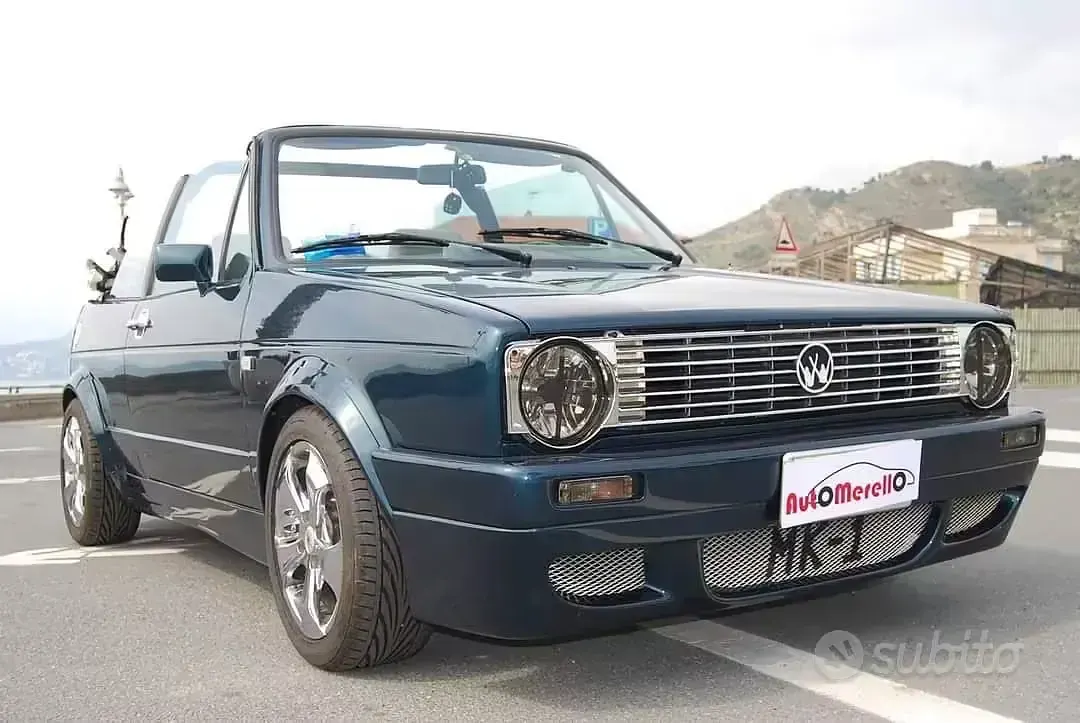 Usata VW Golf Cabriolet 50 CV (36 kW) 1981 Blu/azzurro Cabrio