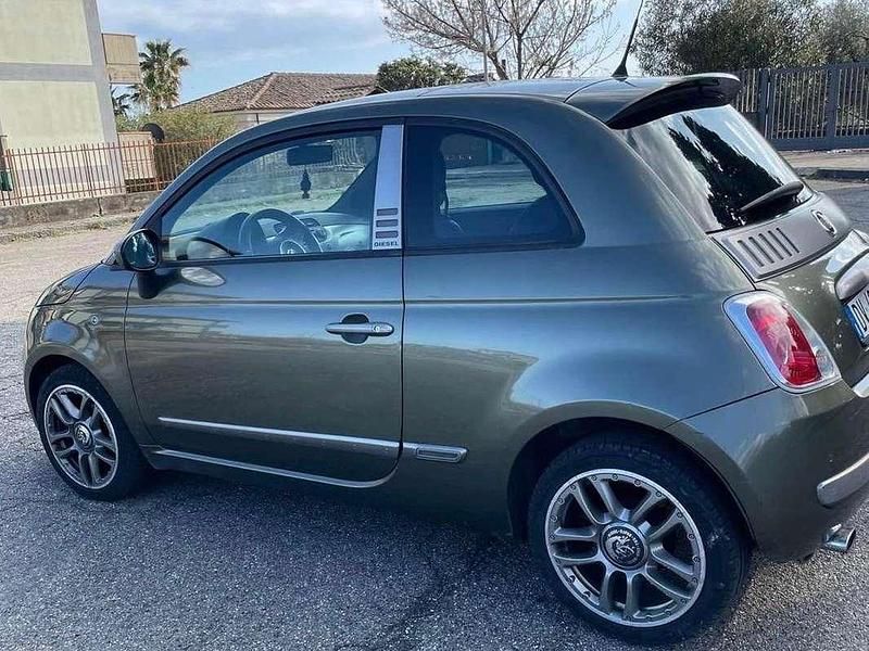 Usata Fiat 500 75 CV (55 kW) 2009 Verde Utilitaria