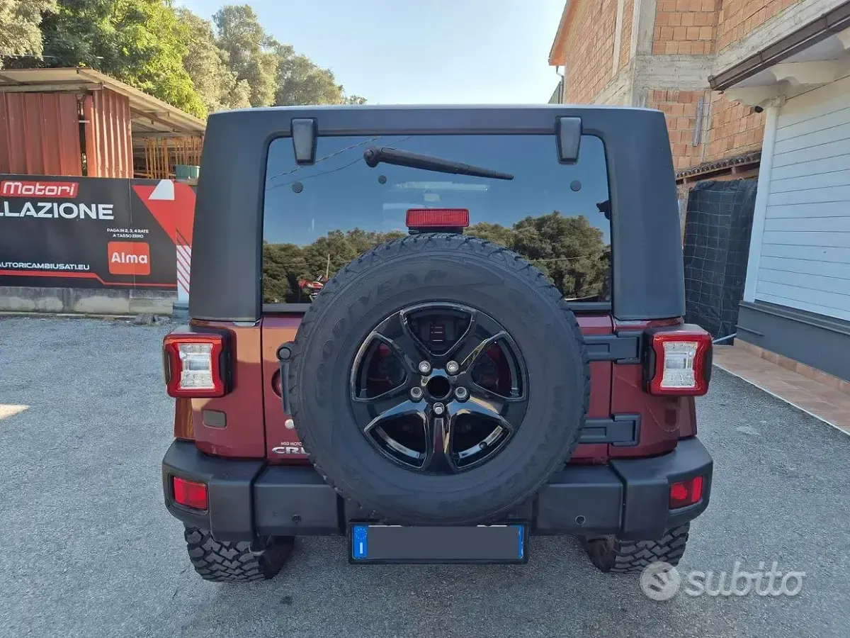 Usata Jeep Wrangler Sahara 177 CV (130 kW) 2008 Rosso SUV