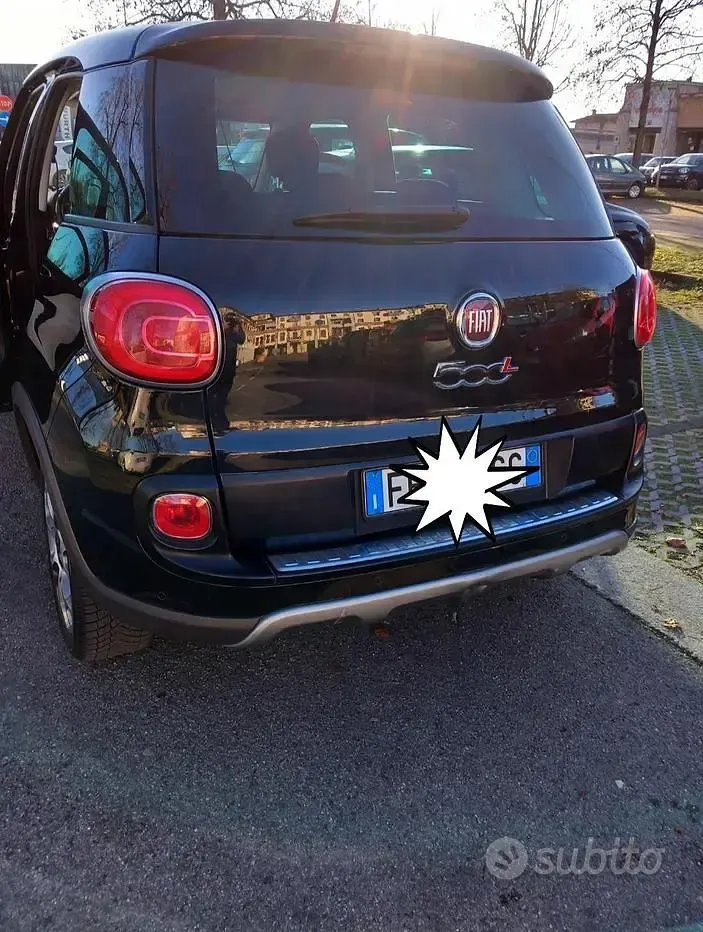Usata Fiat 500L Trekking 120 CV (88 kW) 2016 Nero Monovolume