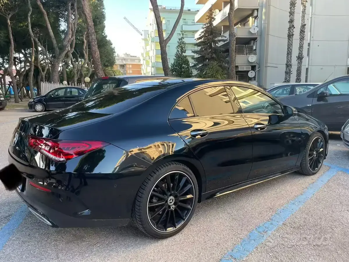 Usata Mercedes CLA180 116 CV (85 kW) 2019 Nero Coupé