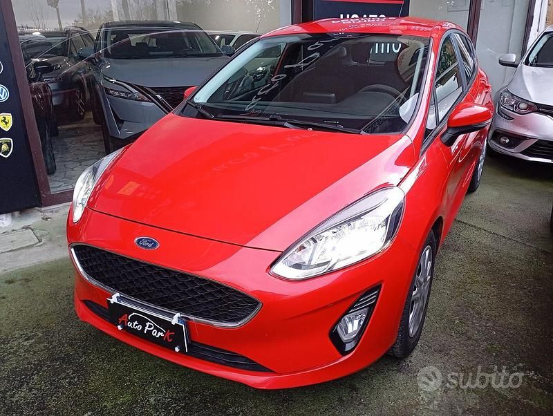 Usata Ford Fiesta 86 CV (63 kW) 2020 Rosso Utilitaria