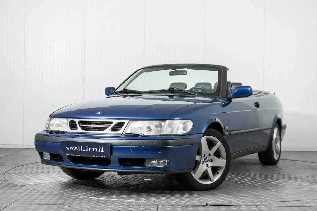 Usata Saab 9-3 205 CV (150 kW) 2001 Blu Cabrio