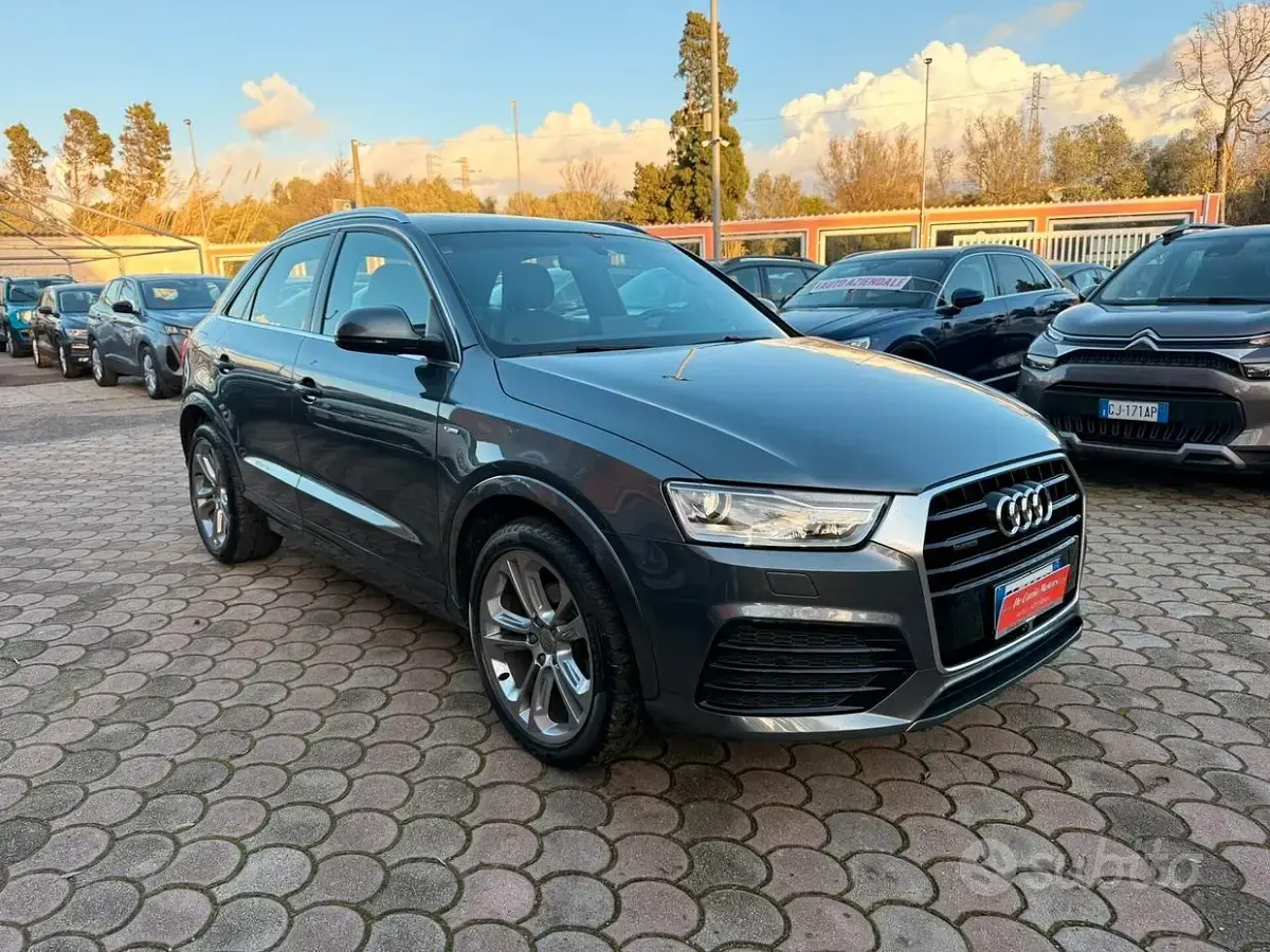 Usata Audi Q3 S-Line 150 CV (110 kW) 2016 Grigio SUV