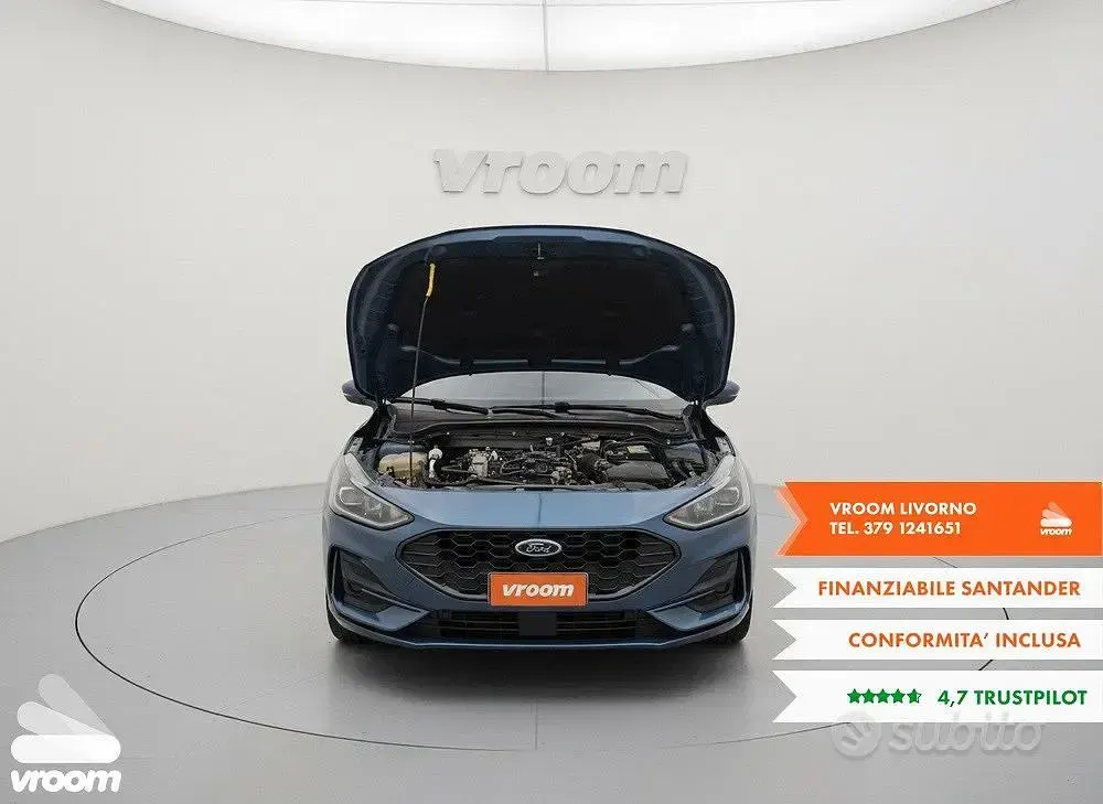 Usata Ford Focus ST-Line 125 CV (91 kW) 2022 Blu Berlina