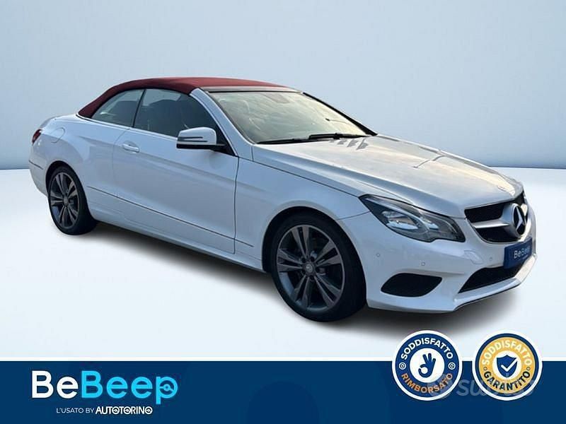 Usata Mercedes E220 2016 Bianco Cabrio