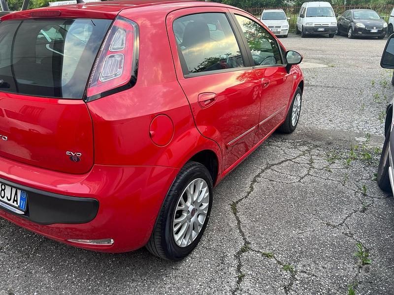 Usata Fiat Punto Evo Dynamic 77 CV (56 kW) 2010 Rosso Utilitaria
