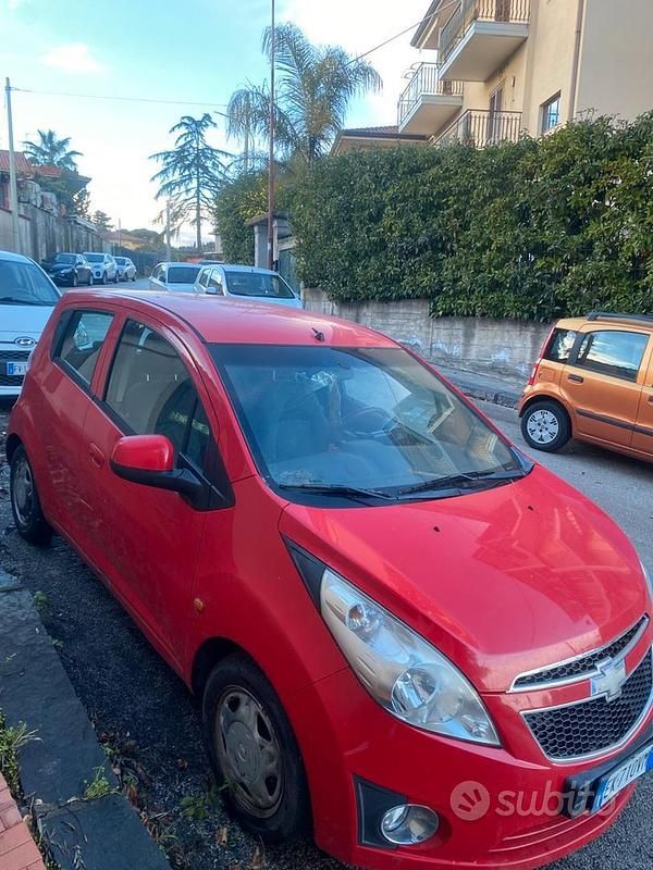 Usata Chevrolet Spark 2010 Rosso Utilitaria
