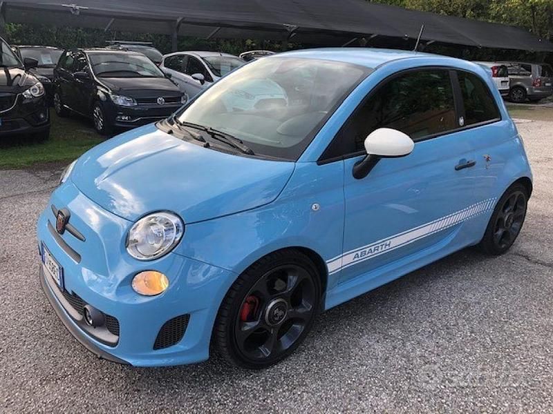 Usata Abarth 595 Competizione 160 CV (117 kW) 2015 Azzurro Utilitaria