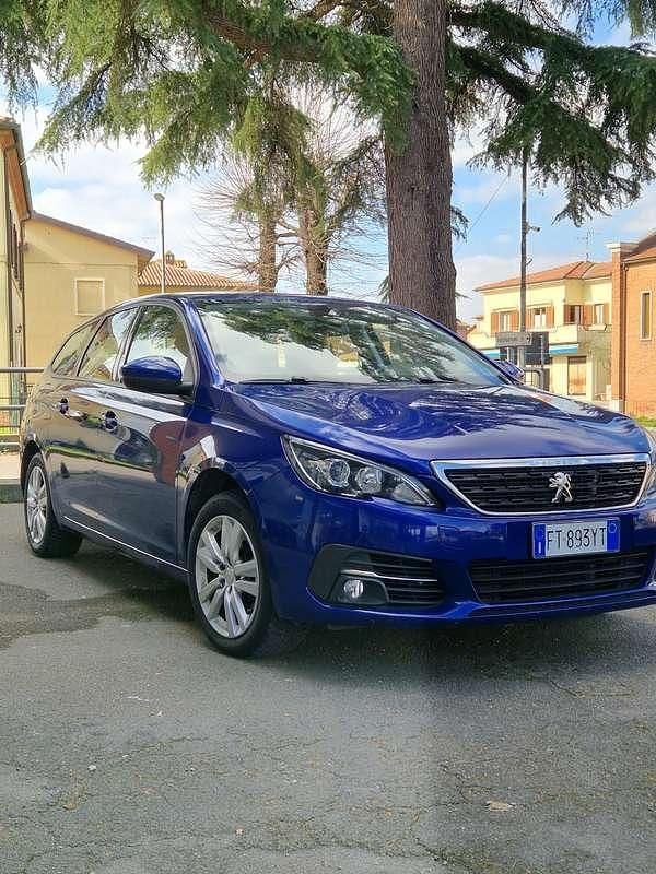 Usata Peugeot 308 SW Business-Line 131 CV (96 kW) 2019 Blu/azzurro Station wagon