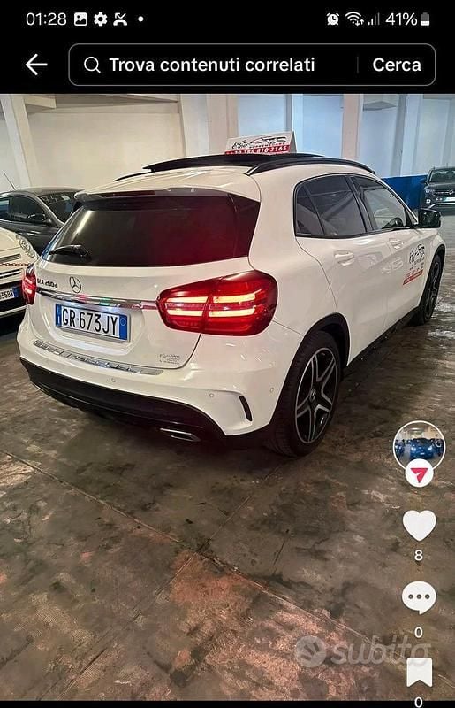 Usata Mercedes GLA200 AMG 2019 Bianco SUV