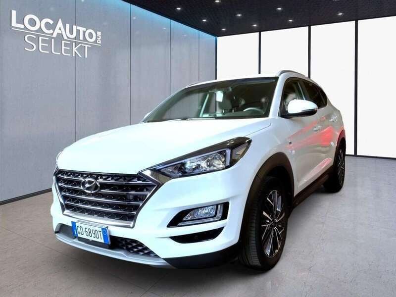 Bianco Usata 2021 Hyundai Tucson SUV | 20.990 € (Ottimo prezzo) - Immagine 1/4