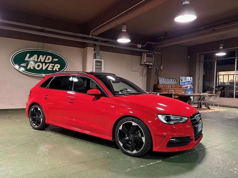 Usata Audi A3 S-Line 150 CV (110 kW) 2016 Rosso Berlina