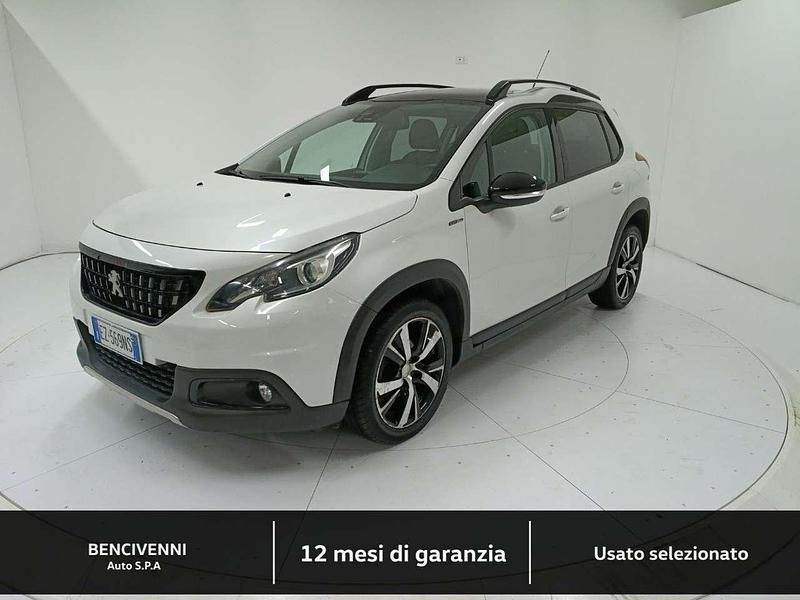 Usata Peugeot 2008 GT-line 110 CV (80 kW) 2016 Bianco SUV