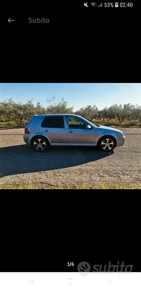 Usata VW Golf IV 130 CV (95 kW) 2003 Utilitaria