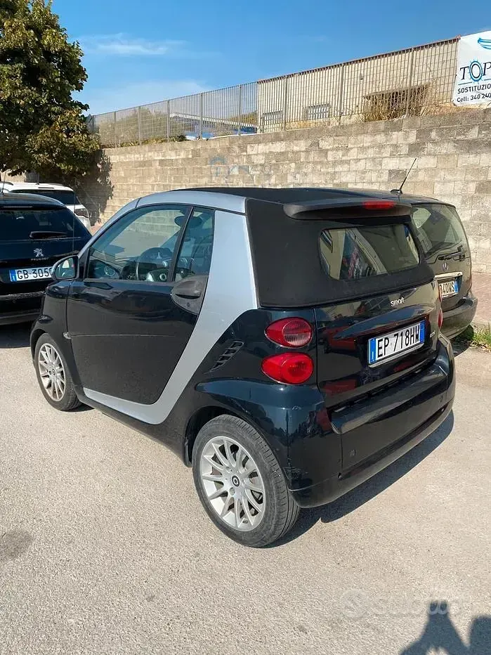 Usata Smart ForTwo Cabrio 71 CV (52 kW) 2013 Nero Cabrio