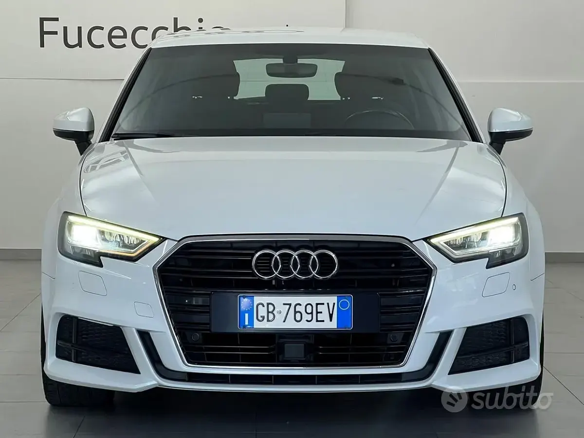 Usata Audi A3 Admired 116 CV (85 kW) 2020 Bianco Berlina