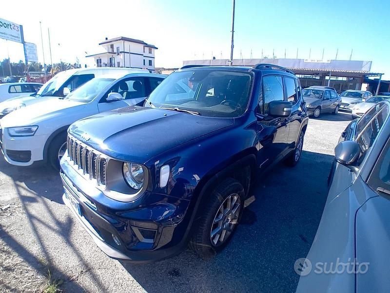 Usata Jeep Renegade Limited 140 CV (102 kW) 2020 Blu SUV