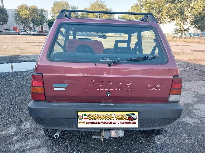 Usata Fiat Panda 4x4 Club 50 CV (36 kW) 1993 Rosso Utilitaria