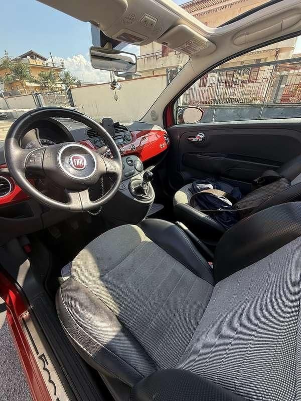 Usata Fiat 500C Lounge 69 CV (50 kW) 2010 Rosso Cabrio