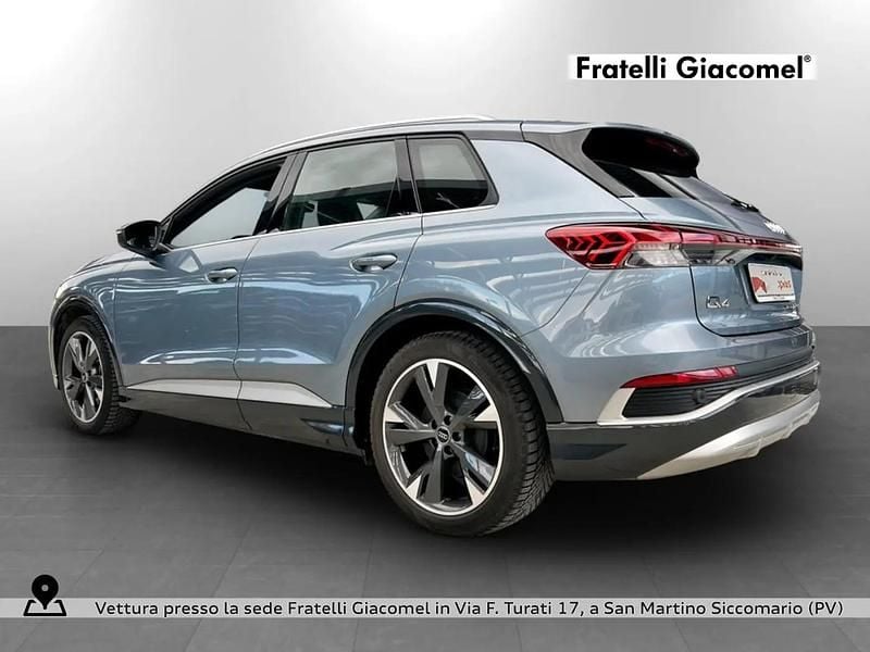 Usata Audi Q4 e-tron S-Line 77 kW (105 CV) 2023 Blu geyser metallizzato SUV