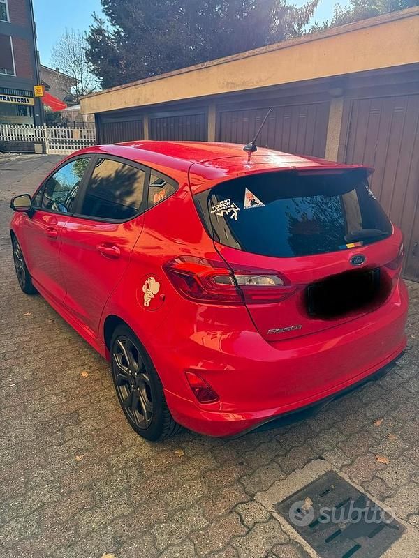 Usata Ford Fiesta ST-Line 86 CV (63 kW) 2019 Rosso Berlina
